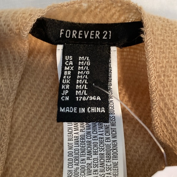 Forever 21 woven shawl camel M/L - Picture 6 of 10